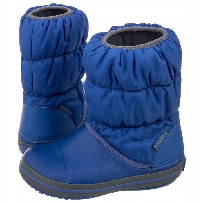 Buty Dziecięce na Zimę Crocs Winter Puff Boot Blue