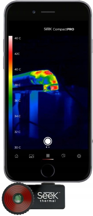 Купить Тепловизионная камера Seek Thermal CompactPRO iOS: отзывы, фото, характеристики в интерне-магазине Aredi.ru