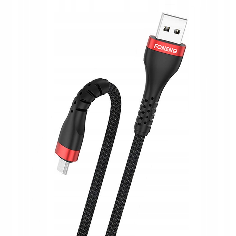 Kabel FONENG USB - microUSB typ B 1 m czarny