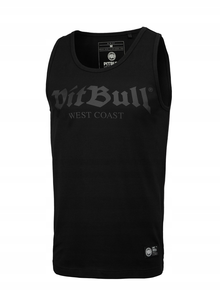 Tank Top Slim Fit Old Logo Pit Bull (M) czarny