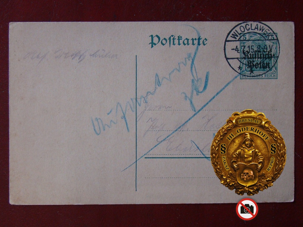 Wloclawek 1915.r.Postkarte D1207