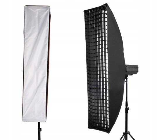 SOFTBOX 30x120cm STRIP z gridem, mocowanie Bowens