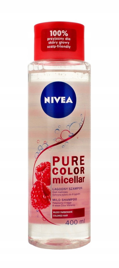 Nivea szampon micelarny do włosów farbowanych 400m