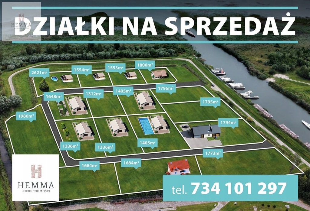 Działka, Kobyla Kępa, 1405 m²