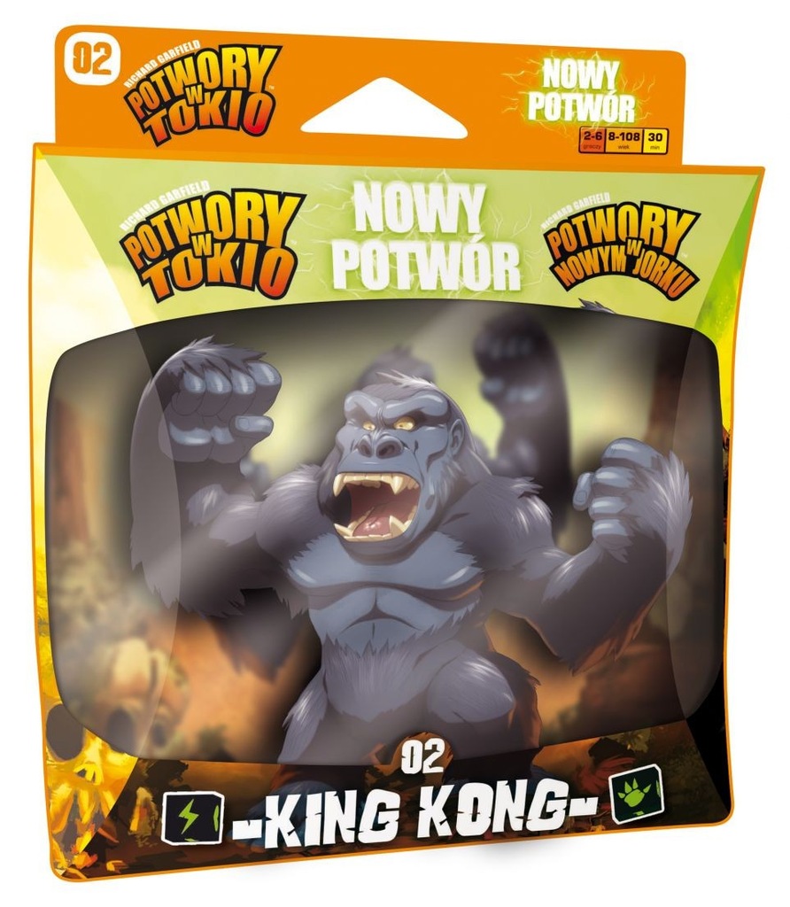 PORTAL GAMES Gra Potwory w Tokio King Kong Dodatek