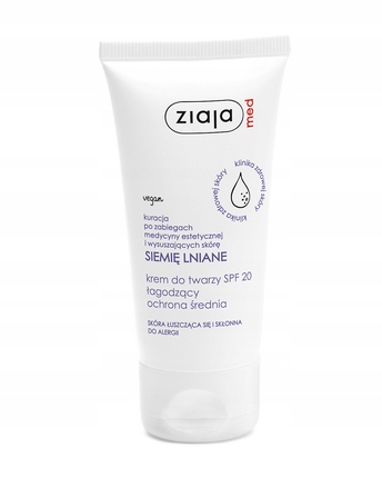 ZIAJA MED Siemię Lniane krem do twarzy SPF20 50 ml