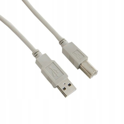 4World Kabel USB 2.0 AB M / M 5m szary