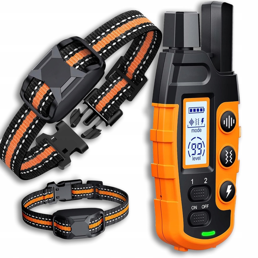 OBROŻA ELEKTRYCZNA DLA PSA TRENINGOWA TRESER OBROŻA DO TRENINGU+PILOT 1000M