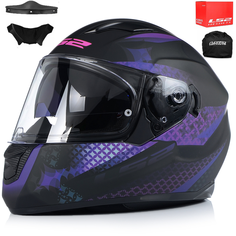 LS2 FF320 STREAM EVO LUX KASK MOTOCYKLOWY rozm.S 11448412507 oficjalne archiwum Allegro
