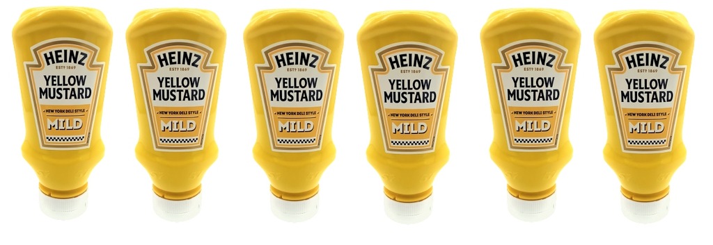 HEINZ YELLOW MUSTARD MILD MUSZTARDA 220ml