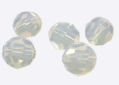 5000 Swarovski Round 8mm White Opal