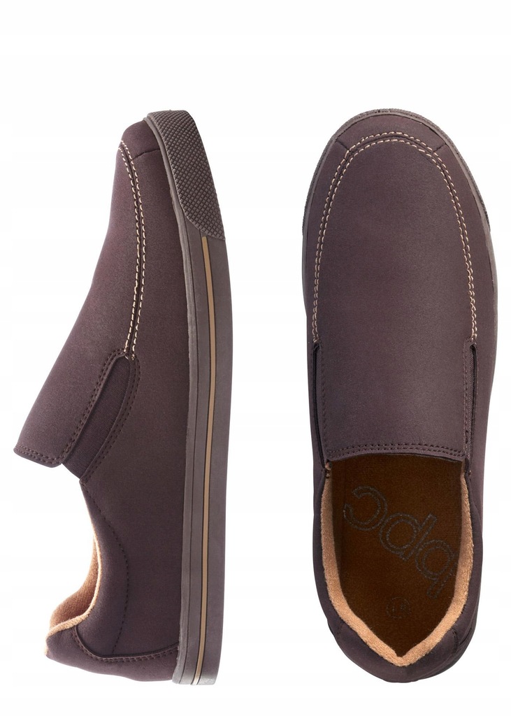 LG1A05 WSUWANE TENISÓWKI SLIP ON ZAMSZ__40