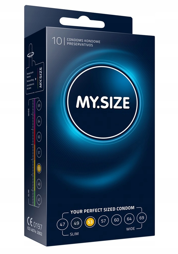 Prezerwatywy-MY.SIZE 53 mm 10er
