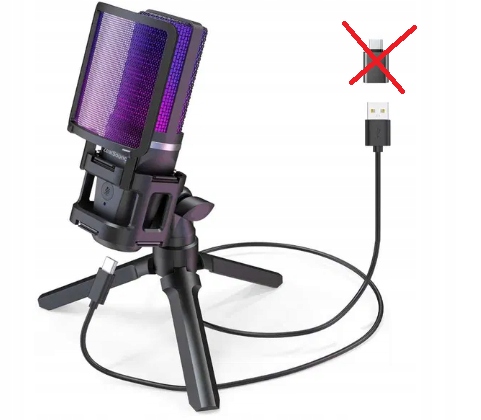 Zealsound Mikrofon gamingowy USB PC streamingu podcast Studio IPHONE