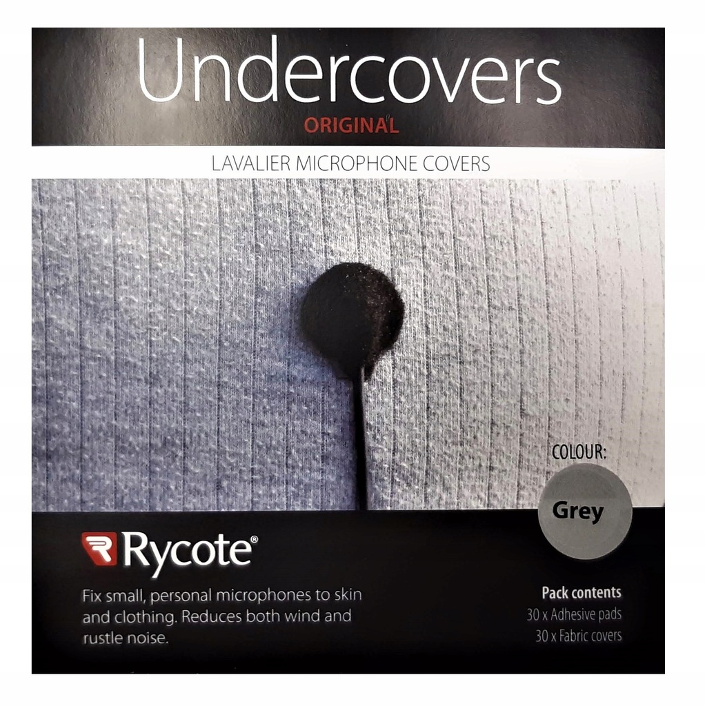 Rycote Undercovers Grey 30 szt.