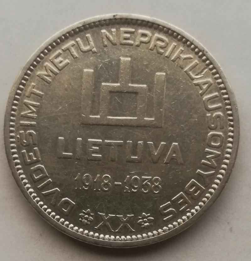 Litwa 10 litów 1938