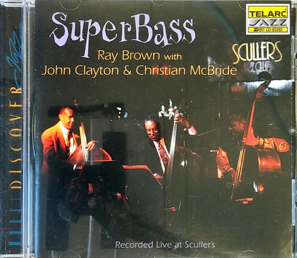 CD RAY BROWN WITH JOHN CLAYTON & CHRISTIAN MCBRIDE SUPER BASS