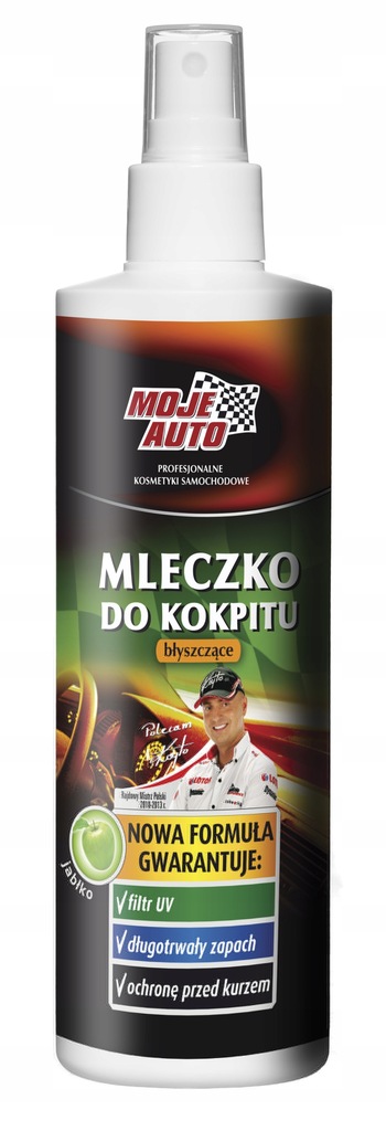 MOJE AUTO Mleczko do kokpitu błyszczące jabłko