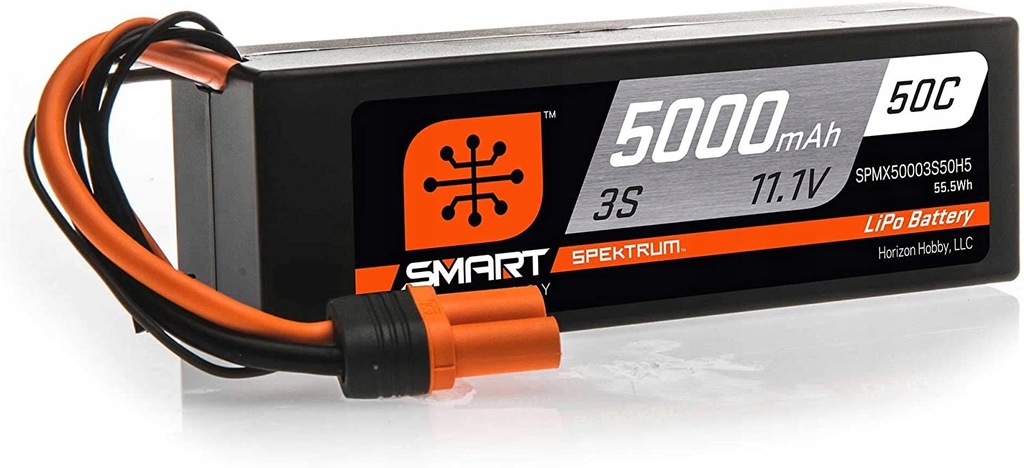 11,1 V 5000 mAh 3S 50C Smart akumulator LiPo: IC5
