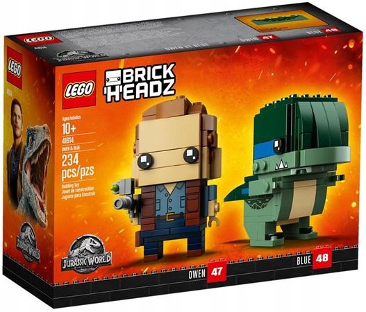 LEGO BrickHeadz 41614 Owen i Blue - Jurasic World