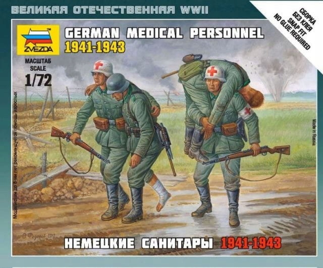 ZVEZDA 6143 1:72 German Megical Personnel 1941-43