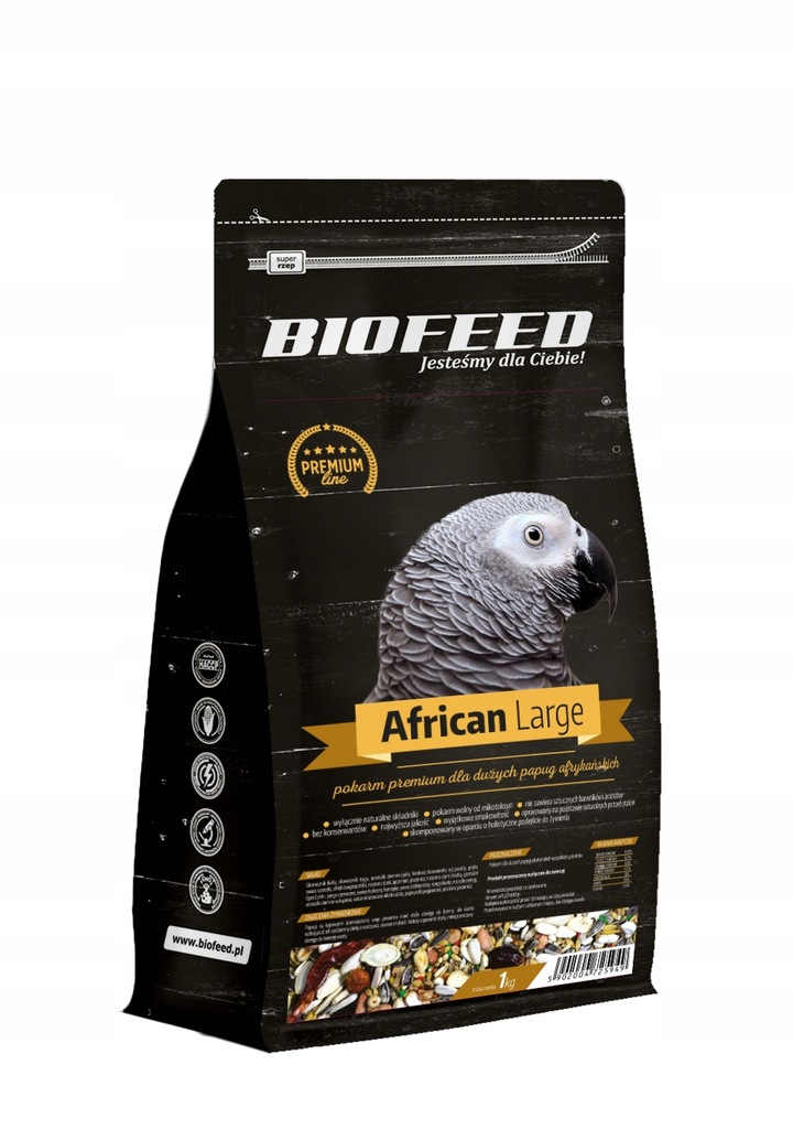 BIOFEED Premium African Large - duże papugi afryka