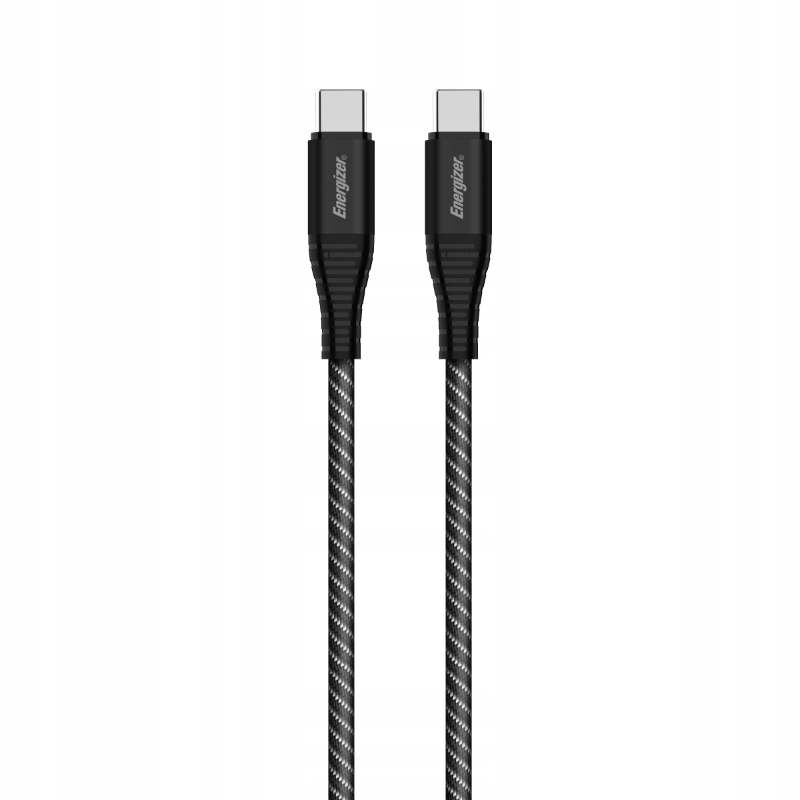 Energizer Ultimate - Kabel połączeniowy USB-C do USB-C 100W 2m (Czarny)
