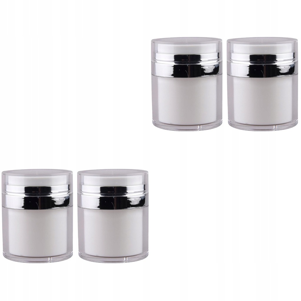 Press Cream Jar Travel Creams Jars Dispenser 4 Pcs 13431367369