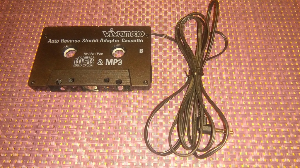 Kaseta adapter do radia Vivanco transmiter