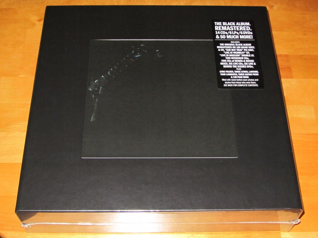 METALLICA 'THE BLACK ALBUM' DELUXE BOX SET - NOWY!