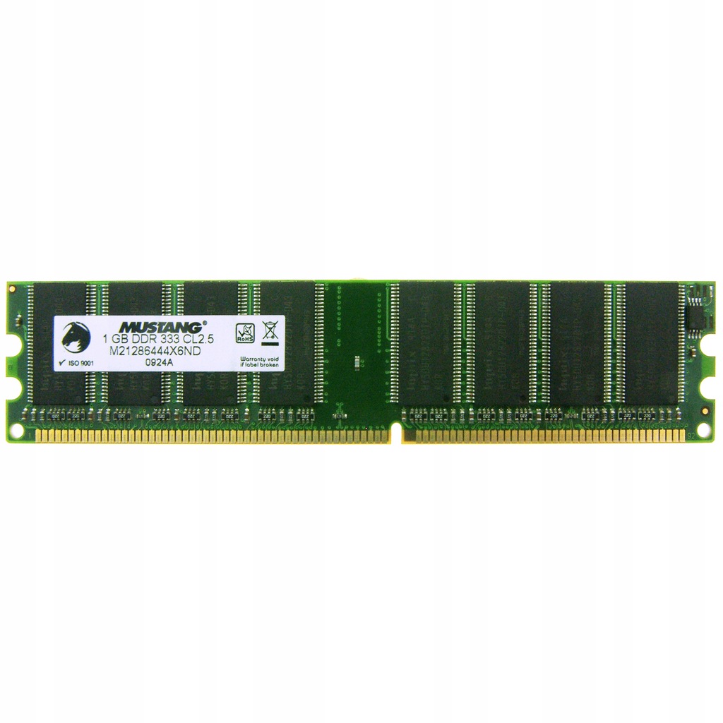 1GB MUSTANG 333 MHZ DDR 100% OK 6uE