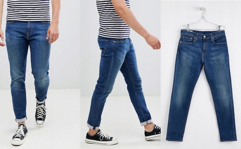 D4C308*LEVIS SLIM SPODNIE JEANSOWE W32 L32 I08