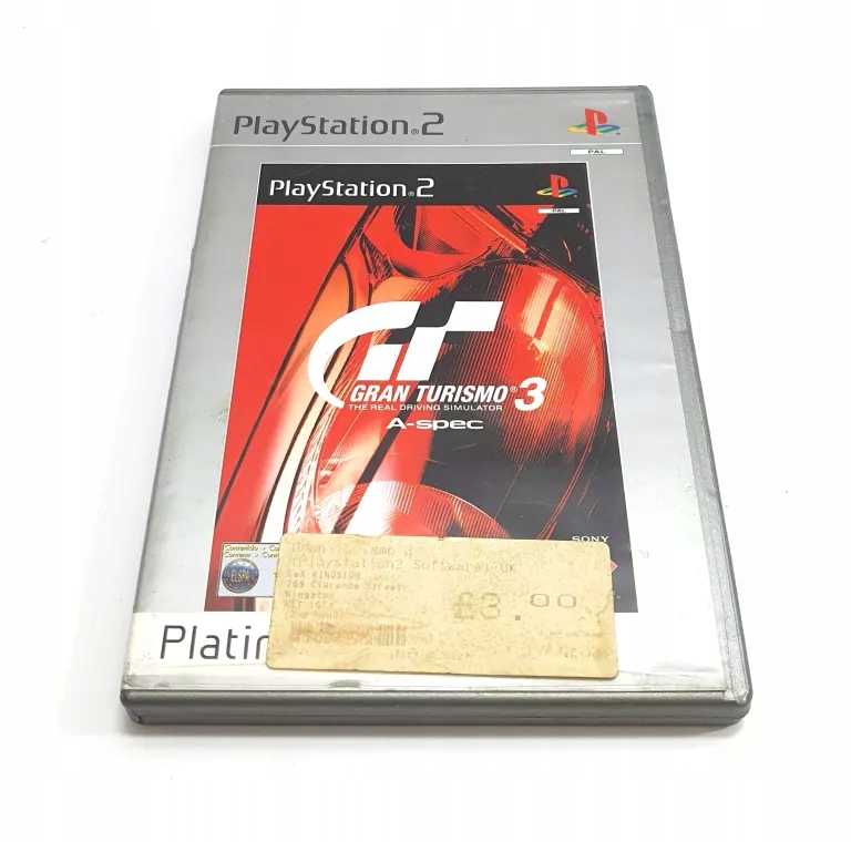 GRA NA KONSOLE PS2 - GRAN TURISMO 3 PLATINUM