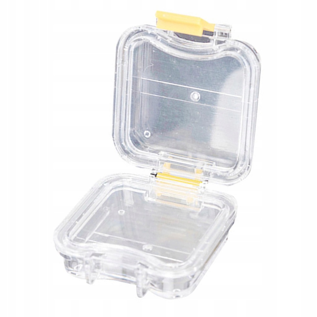 Tooth Box with Film Transparent Portable with Close Buckle Denture Storage