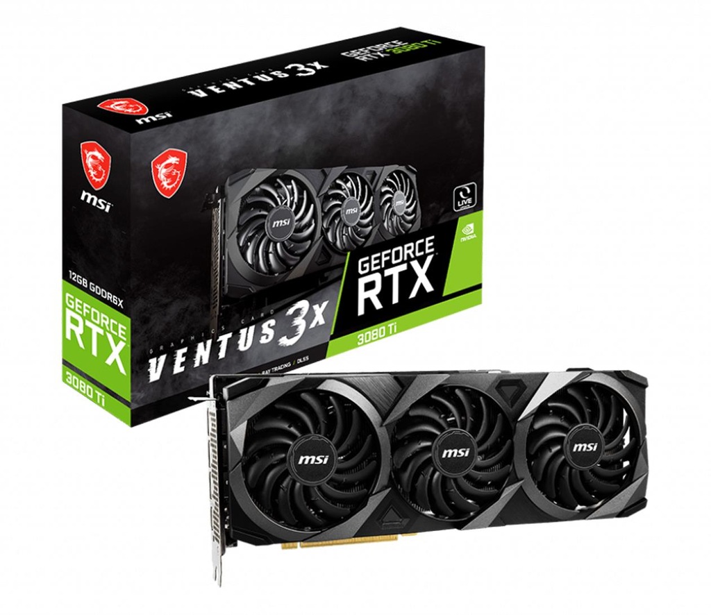 Karta graficzna MSI RTX 3080 Ti VENTUS 3X 12 GB