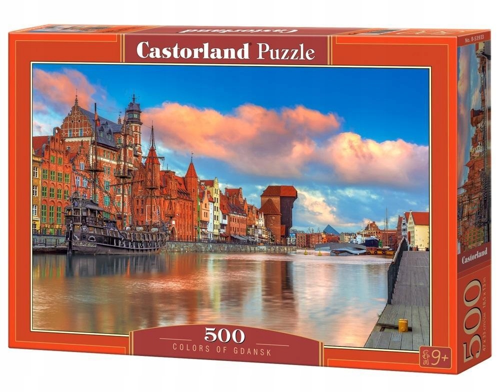 PUZZLE 500 COLORS OF GDANSK, CASTORLAND