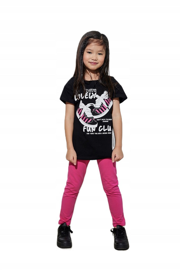 Tunika t-shirt czarny All for Kids 152/158