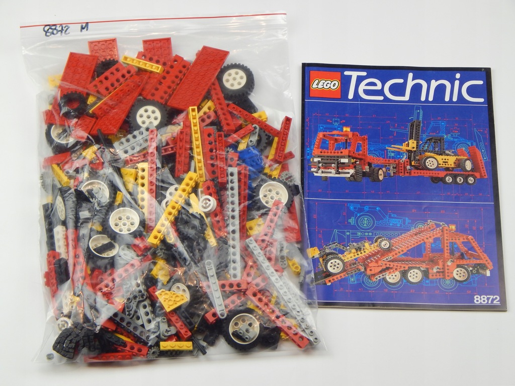 LEGO SET 8872 CIĘŻARÓWKA TECHNIC Z INSTRUKCJĄ UNIKAT VINTAGE