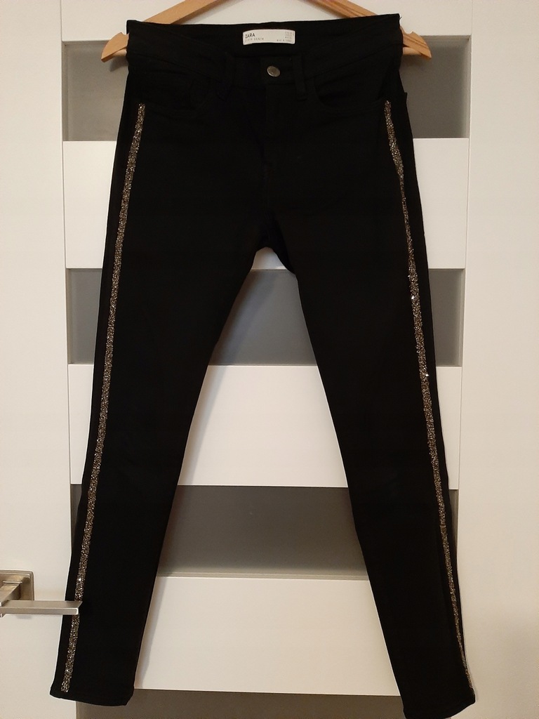 Jeansy, Zara 36, czarne