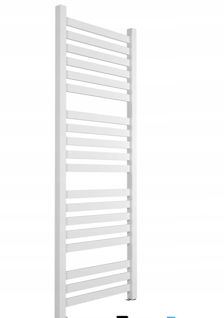 Grzejnik łazienkowy PRIME 950x430 334 W BIAŁY MAT