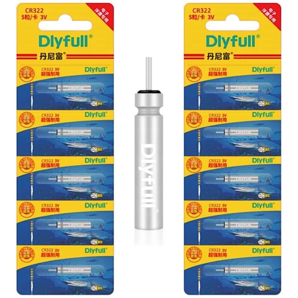 Bateria CR425 do Świetlika Spławika Dlyfull 3V 10 szt Oryginalna
