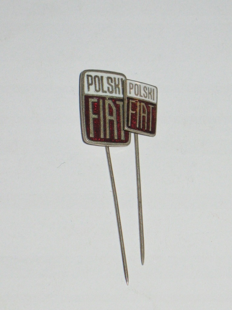 POLSKI FIAT zestaw odznak z PRL