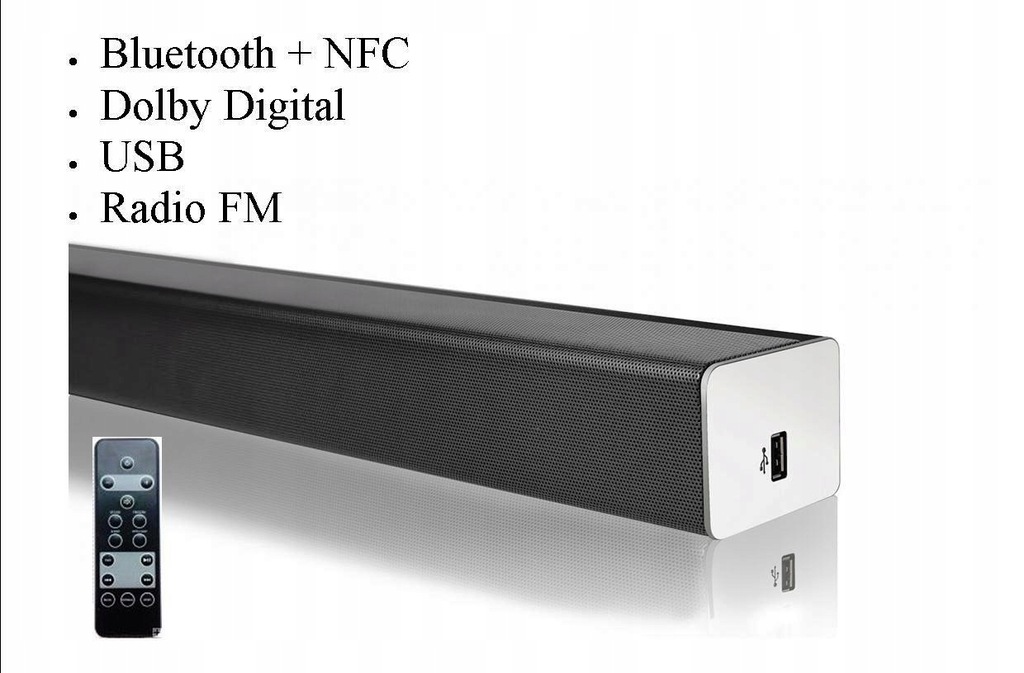 Głośnik Lark Soundbar 3.0 BT z Radiem FM i pilotem 7814787911