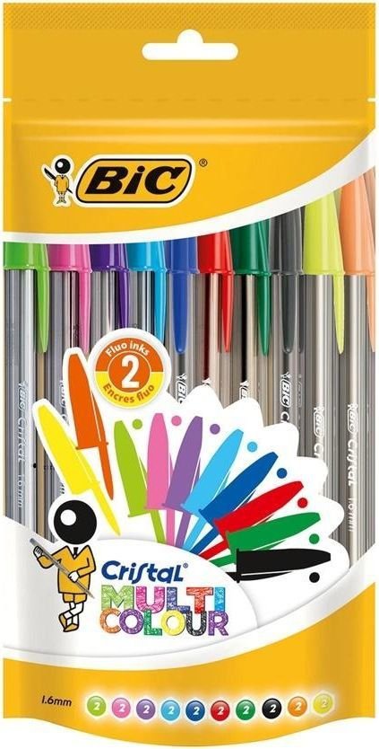 Zestaw długopisów BiC Cristal Multicolor 20 szt. - 8110735047 - oficjalne  archiwum Allegro