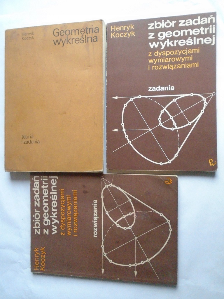 @ GEOMETRIA WYKREŚLNA TEORIA I ZADANIA + ROZWIĄZYWANIA KOCZYK