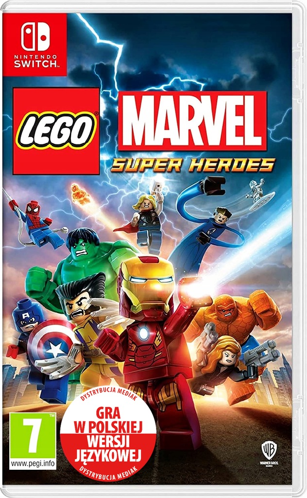 LEGO Marvel Super Heroes Switch KARTRIDŻ 2 Graczy