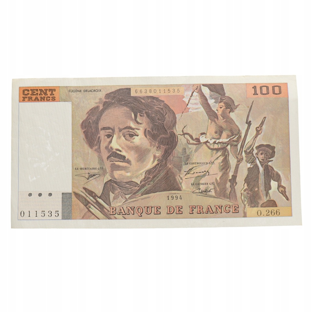 Francja - 100 franków Delacroix - 1994 r