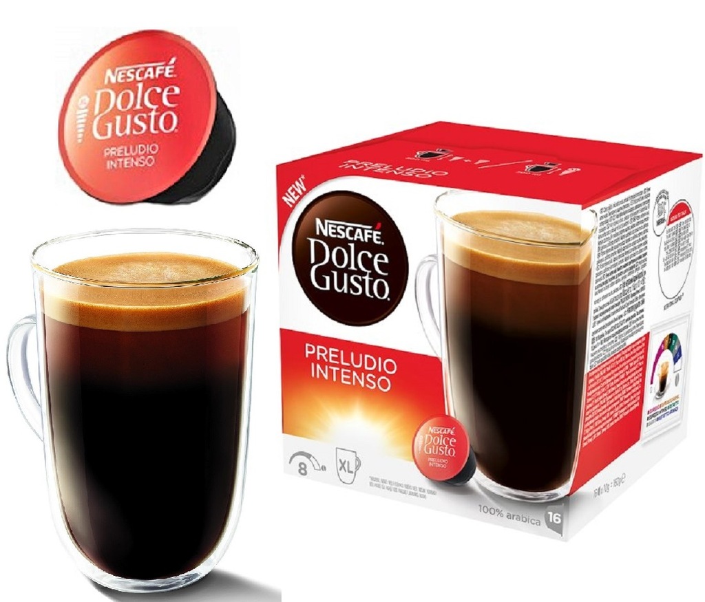 Nescafe Dolce Gusto kawa Preludio Intenso XL 300ml 7152289572