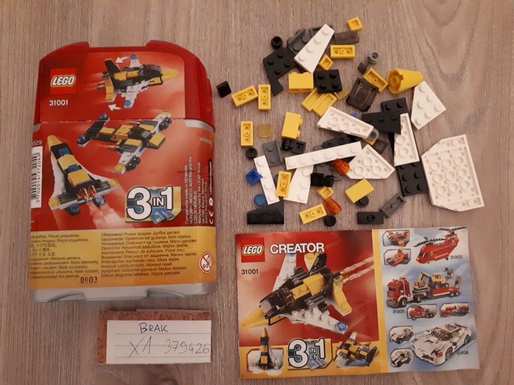 LEGO 31001 - mini skyflier