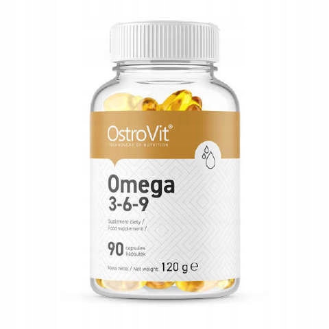 OstroVit Omega 3-6-9, 90 kapsułek